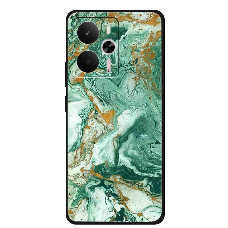 For Realme 14 Phone Case Realme14 Marble Back Cover TPU Silicone Soft Cases For OPPO Realme14 5G Capa 6.67" Coque Funda Shell