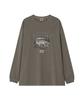 LEE Truck Graphic Long Sleeve T-Shirt Pigment Brown