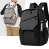 Mochila Impermeável de Nylon com Múltiplos Bolsos Compartimento para Laptop Bolsa Escolar de Viagem para Homens