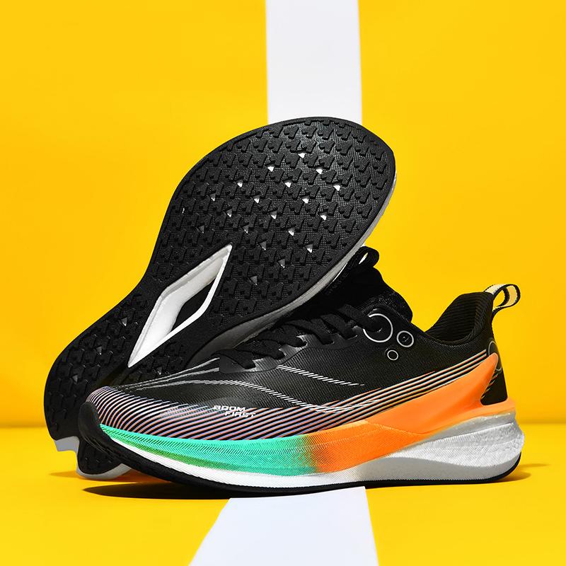 Men's Women's Sports Shoes Sneakers Carbon Plate Hollow Design Running Marathon Racing Shock-absorbing Athletics Training Shoes
