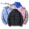 Cozy Up Herren Bomberjacke Winter Herbst Stepp-Pufferjacke Warme gefütterte Mäntel