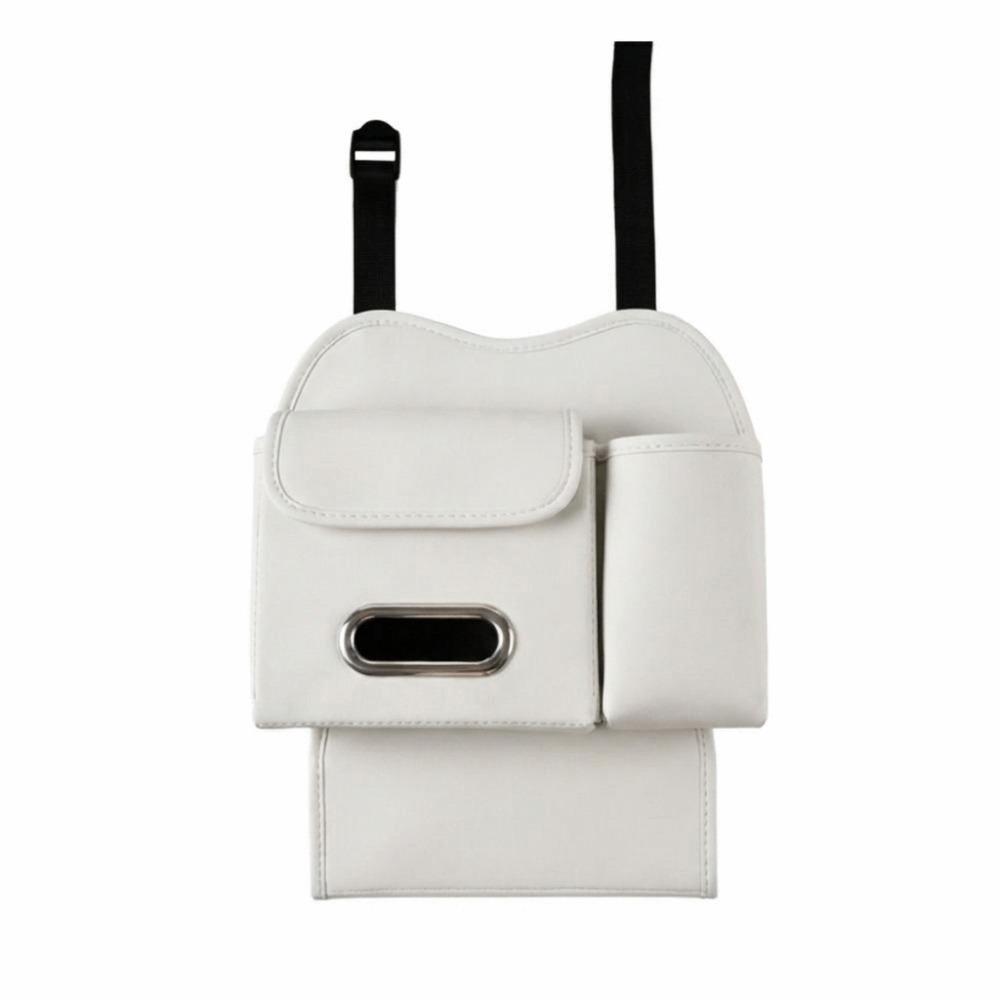 Space Saving Car Backseat Organizer PU Leather Car Seat Back Tissue Box Car Cup Holder Rear Seat