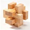 Lu Ban Lock Puzzle Rompecabezas De Madera 3D Educational IQ Logic Fun Challenge Brain Teaser Toys For Kids & Adults