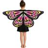 Cosplay Costume Cape Butterfly Colorful Pixie Cloak Festival Fairy Shawl  Party Accessories