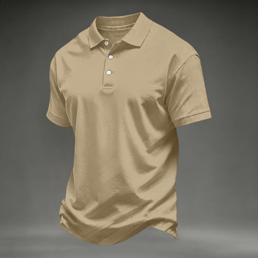 Men's Color Short Sleeve T-Shirt Casual Loose Fit Breathable Tee