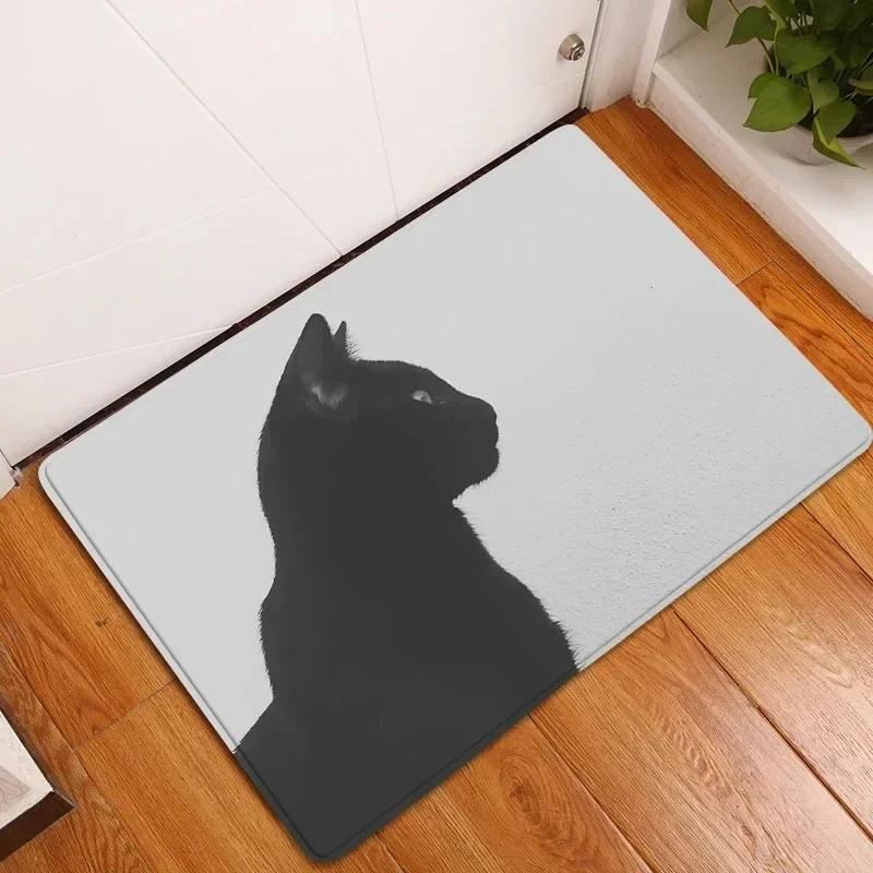 Niedliches Tier Muster Matte Willkommen Boden Wohnzimmer Schlafzimmer Dekoration Teppich Rutschfest Küche Teppich Haus Waschbar Eingang Fußmatten