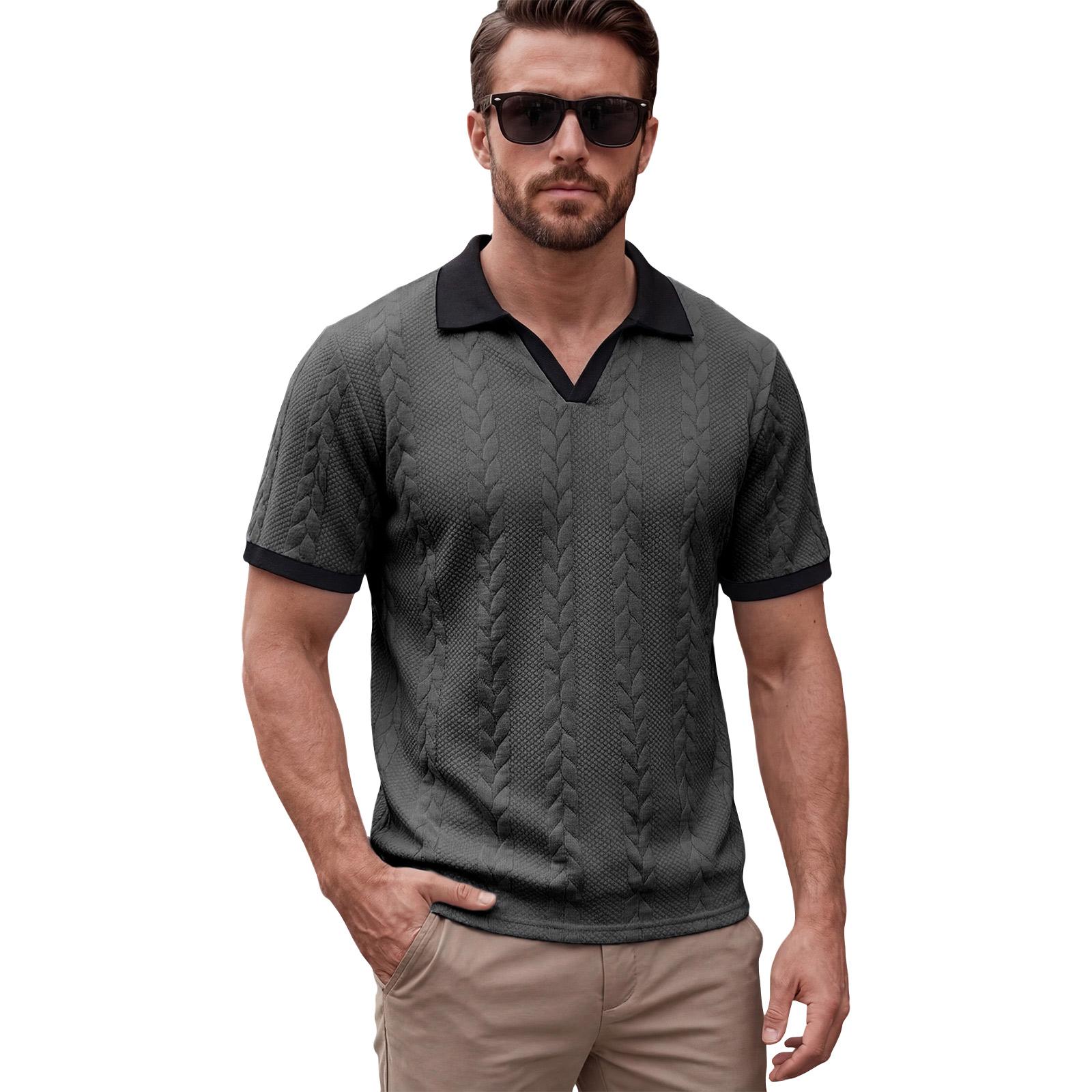 Men s Summer Short Sleeve Shirt Men s Casual Fashion Short Sleeve Shirt XXXL