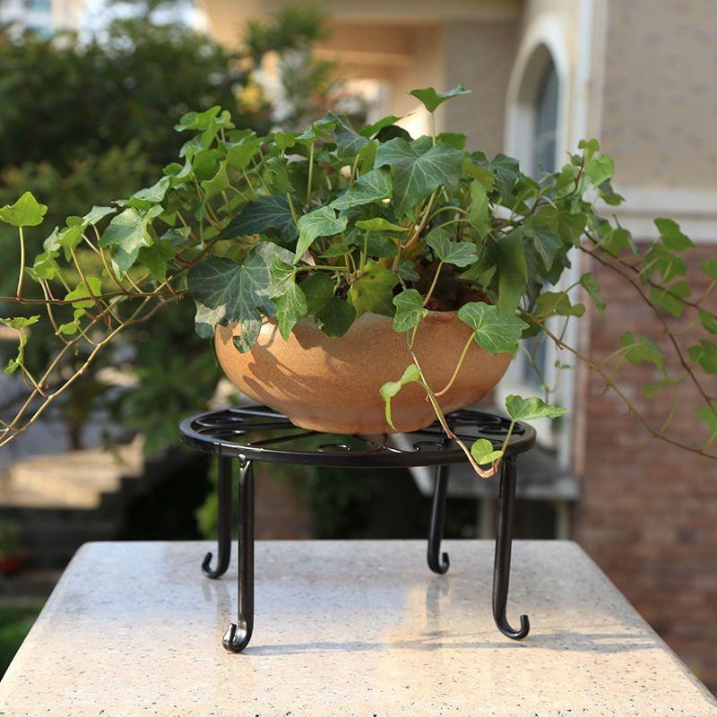 Flower Rack Floor To Ceiling Single Pot Bonsai Iron Flower Rack Indoor Balcony Flower Rack Iron Tabletop Flow