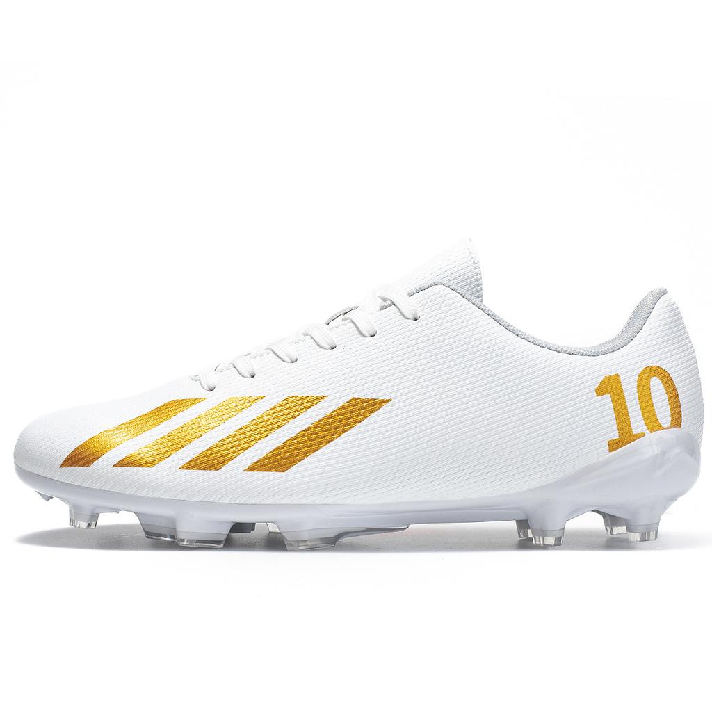 Low-Top Football Shoes Tf Broken Nails Artificial Turf Fg Nails Leather Feet Male And Female Students Football Shoes