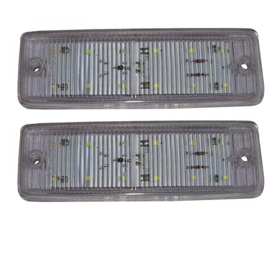 Clear Led Side Marker Light Trailer Rv Marker Rectangular Led/SMD Clearance Marker For Truck Trailer Rv Campervan Pickup Suv Shockproof Universal Fit