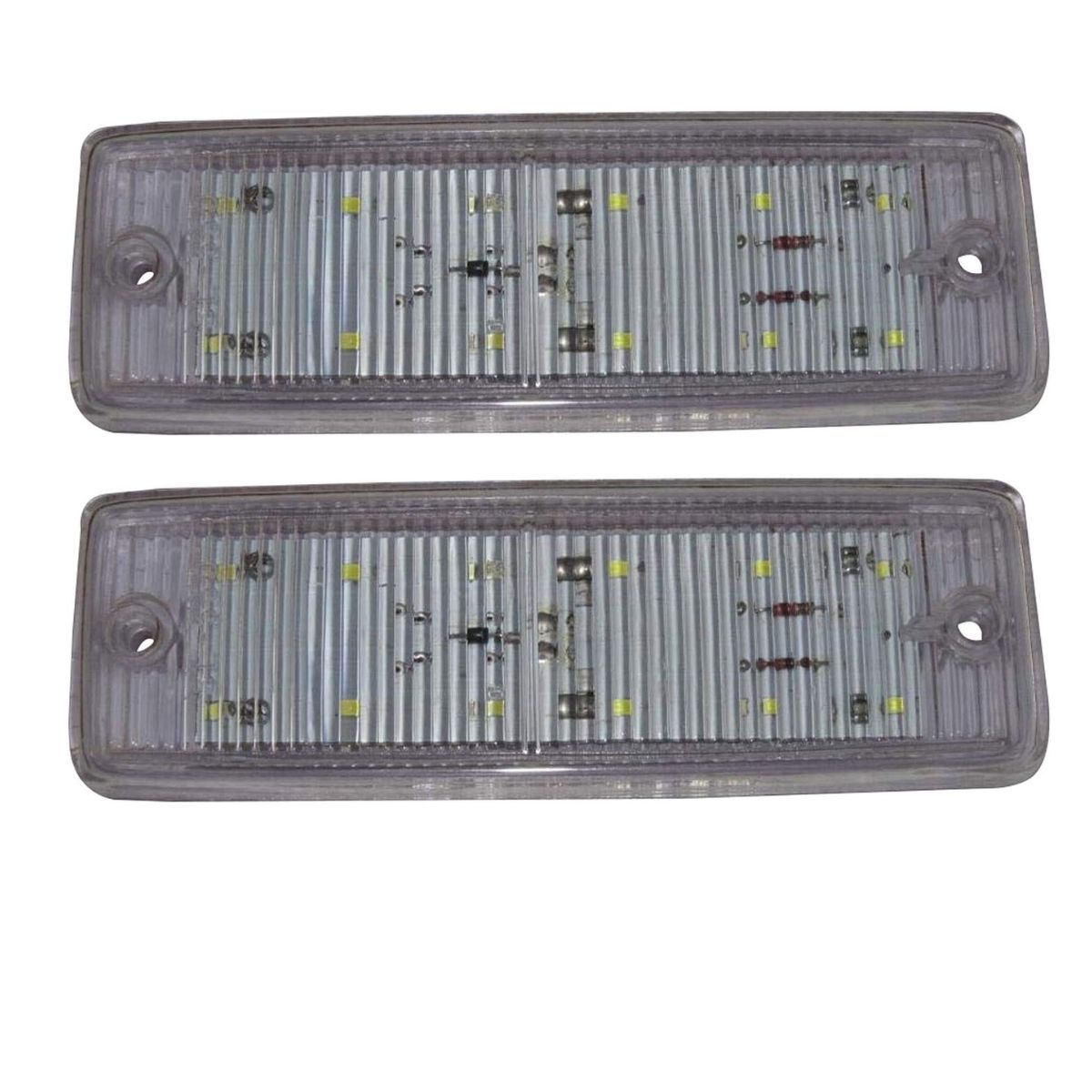 

Прозорий світлодіодний габаритний ліхтар, маркер для причепа/будинку на колесах, прямокутний світлодіодний/SMD габаритний ліхтар для вантажівки, причепа, будинку на колесах, кемпервена, пікапа, позашляховика, ударостійкий, універсальний 12V чистий