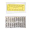 200 Pcs Stainless Steel Tube Friction Pins Watch Strap Pressure Bars And Rivet Ends for Watch Repair