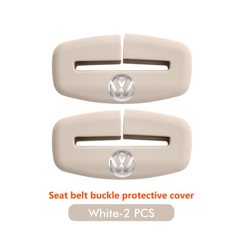 Car Seat Belt Buckle Cover Anti-Scratch Protector Clip Accessory For Volkswagen VW Scirocco Passat Polo B5 B6 B7 CC Tiguan Zh4