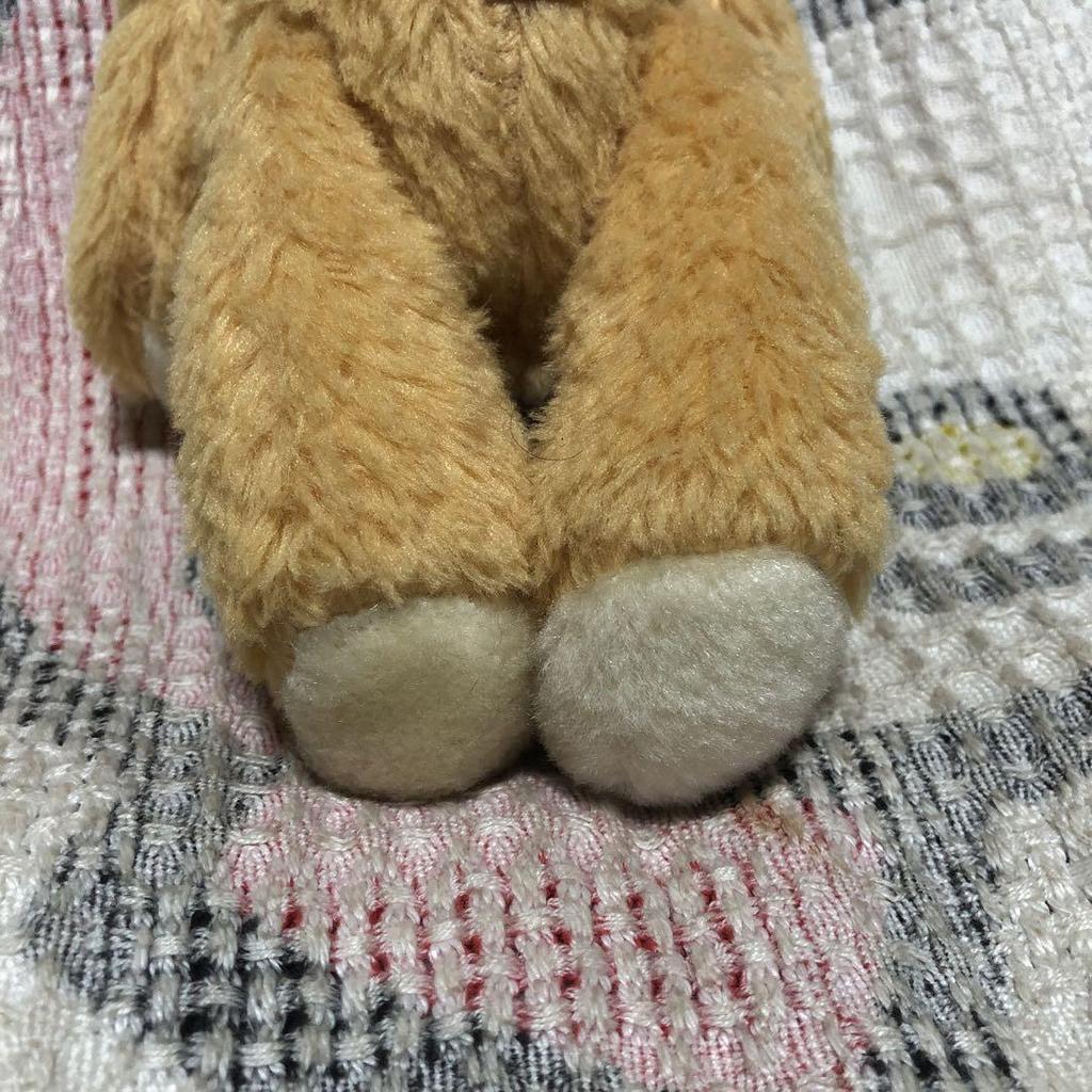 [USED] SHINADA Atelier Toyoko Teddy Bear with Paper Tag, Pre-owned