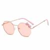 Süße Schleife Kinder Sonnenbrille Mädchen Polygon Metall Sonnenbrille Sommerbrille