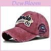 Nuovo Arrivo Cappellino da Baseball Unisex in Cotone con Lettera Ricamata 3D Cappello Vintage con Visiera a Becco d'Anatra