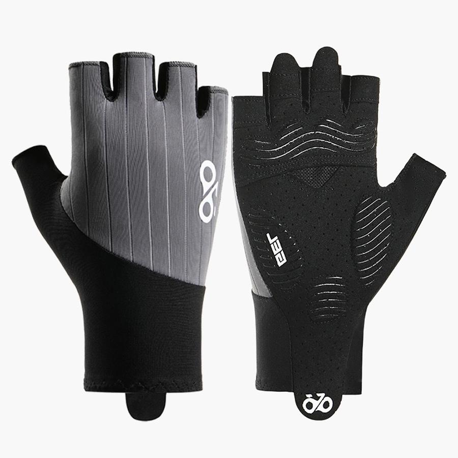Summer cycling gloves, anti slip and shock-absorbing, outdoor sports, fitness, breathable, mountain road bike, half finger glove