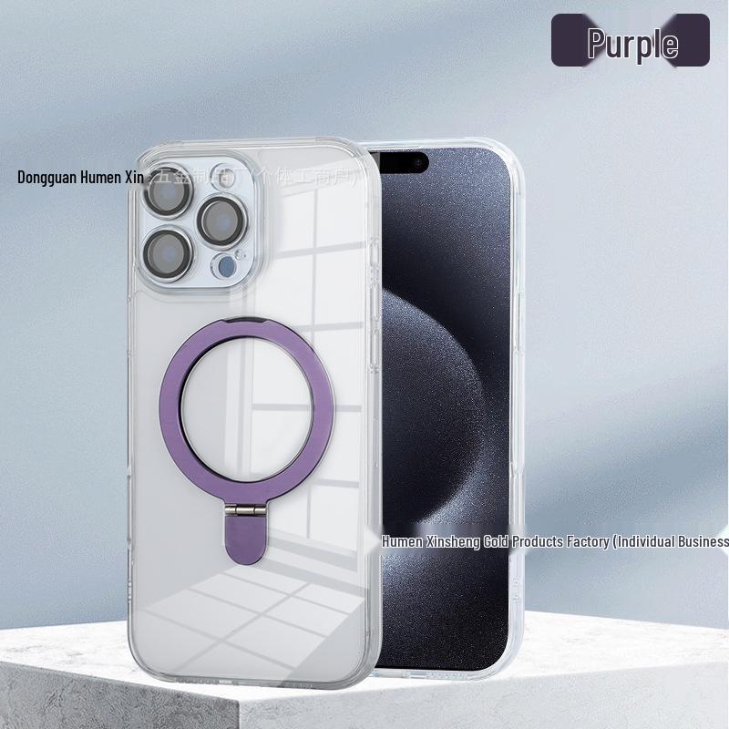 

Compatible Apple iPhone 16 Pro Max Silicone Hinge Case - Transparent Protective Cover Custom Logo