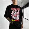 2026 New Dragon Anime Ball Majin Buu All Forms Printed Short Sleeve T-shirt Men's and Women's T-shirt Men's Tops Sport T-shirt