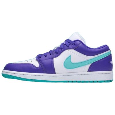 Zapatillas Air 1 Low Hornets para Hombre Morado Púrpura Psíquico Hiper-Jade HJ9013-550
