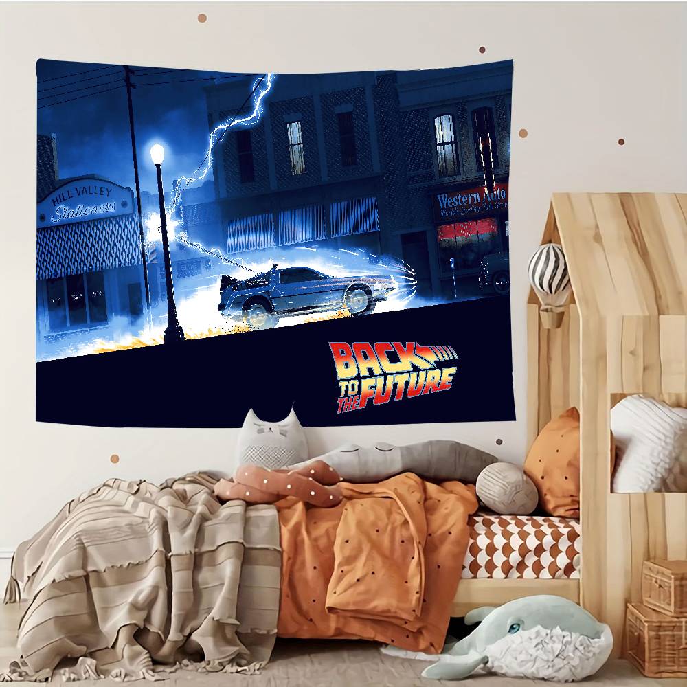 BBack To The Future Tapestry Customizable Tapestries Of Various Styleswall Hangings Celebrity Photo Printingwall Hangings