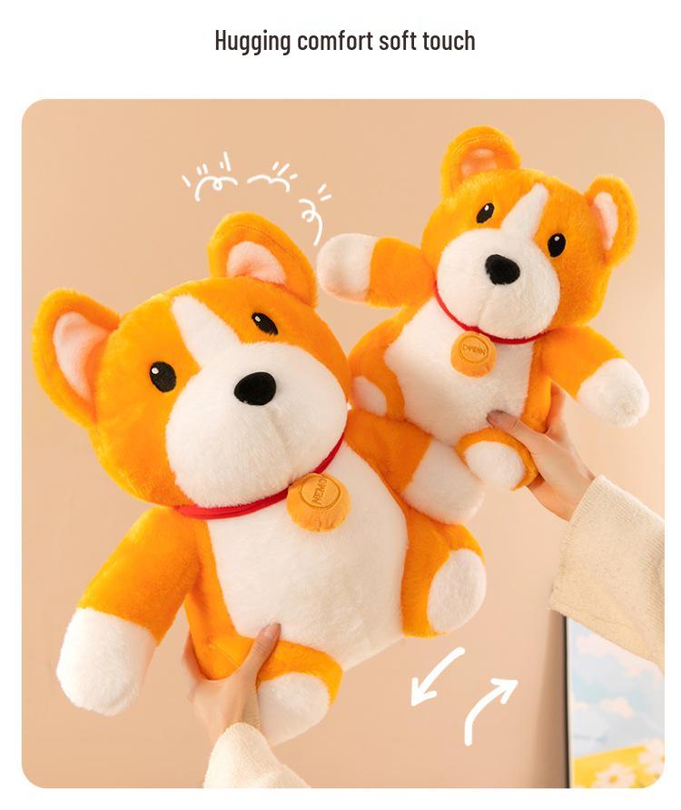 Adorable Corgi Plush Doll Pillow - Cute Gift for Kids' Birthdays