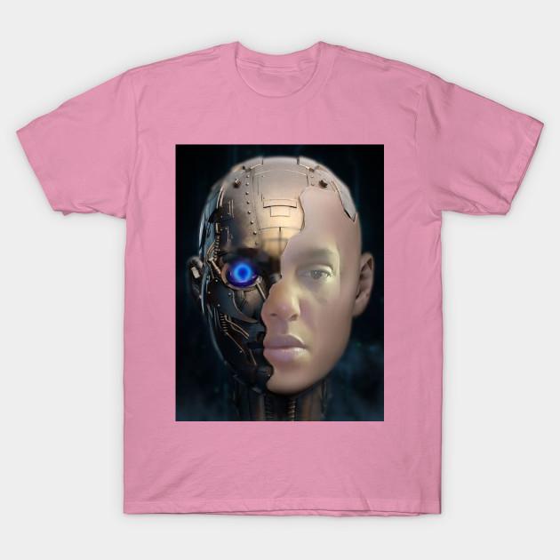 T Shirt Women Cyborg Harajuku Print Kawaii Tshirt Summer Short Sleeve Female T-Shirt Top Tee