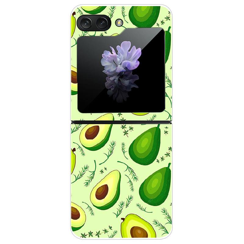 Für Samsung Galaxy Z Flip5 Hülle Harte PC-Handy-Rückabdeckung für Samsung Galaxy Z Flip 5 5G Hüllen 6,7'' ZFlip5 Niedliche Katze Funda Schale