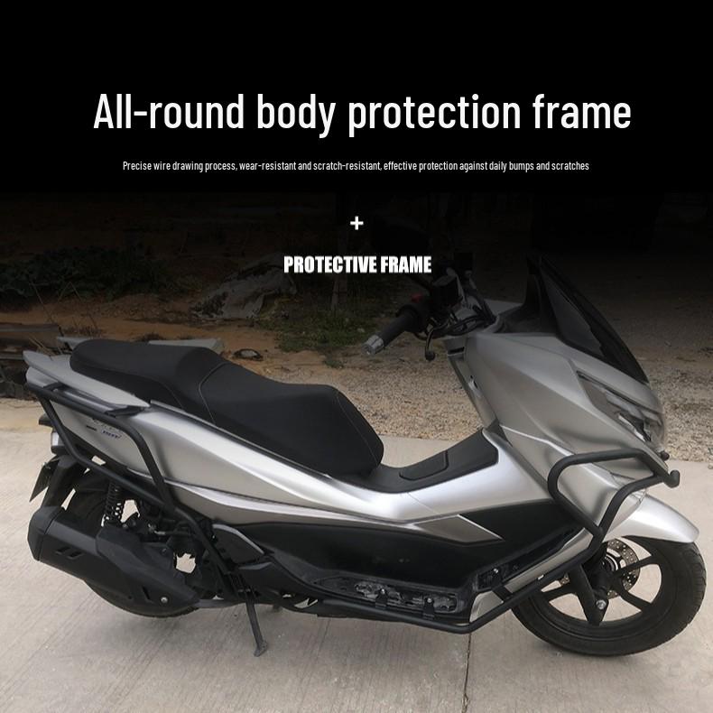 Haojue UHR150 Universal Motorcycle Carbon Steel Anti-Collision Frame Guard