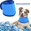 1pc Pet Summer Cooling Scarf, Cool Collar, Suitable for All Breeds In 3 Sizes, Adjustable Fit, Essential for Outdoor Activities