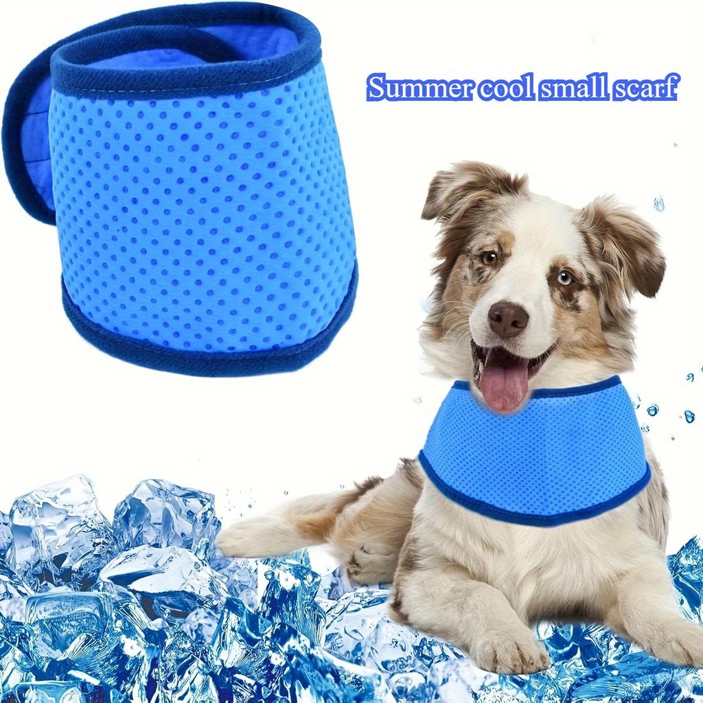 1pc Pet Summer Cooling Scarf, Cool Collar, Suitable for All Breeds In 3 Sizes, Adjustable Fit, Essential for Outdoor Activities