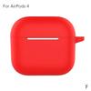 For AirPods 4 Case Silicone Protecive Cover for AirPods 4th Generation Accessories 2024 Solid Color Front LED Visible Skin Cover