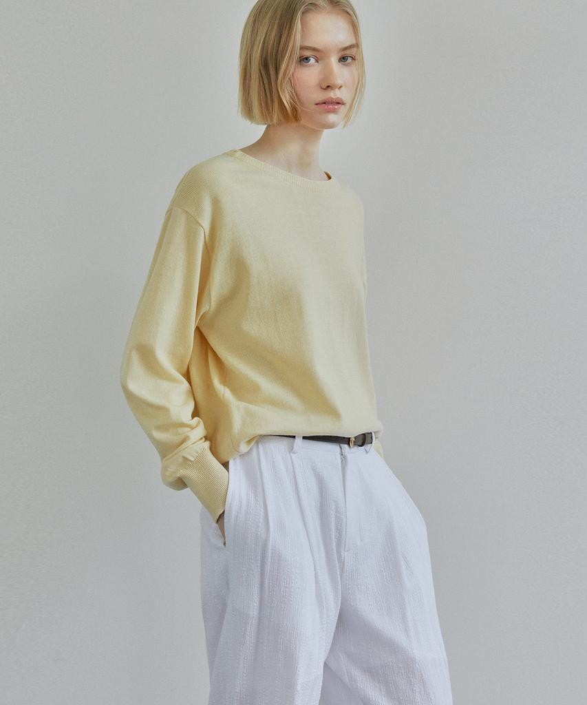 IHR Seersucker Trousers / White