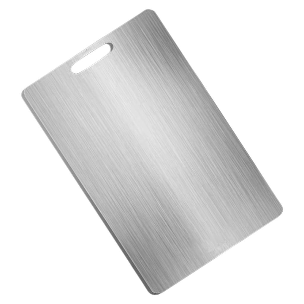Thickened Stainless Steel Chopping Board With Rounded Corners For Safe Food Preparation Scratch Resistant Cutting Board