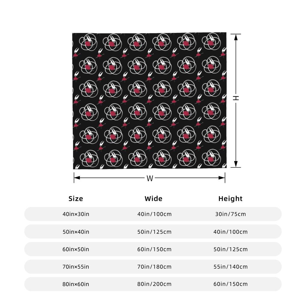 Hollow Knight Silksong Flauschige Decke Cartoon Individuelle Überwurfdecke für Zuhause 200x150cm Plüsch Dünne Steppdecke