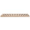 Floor Bed Frame Natural 140 X 220 Cm Solid Pine Wood