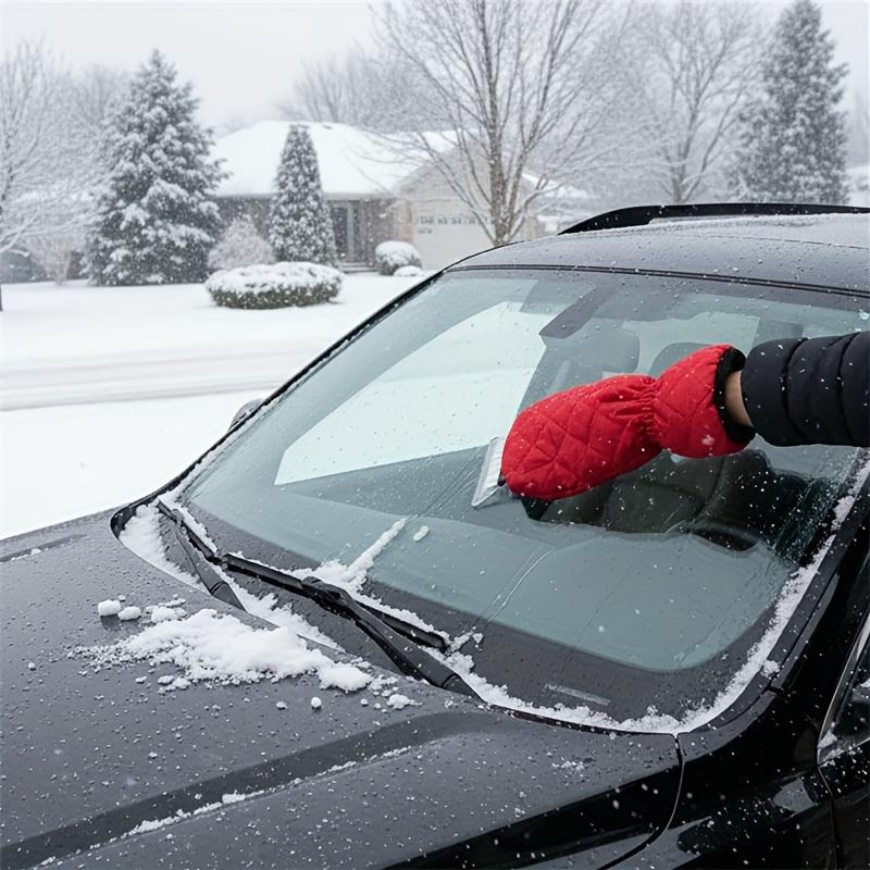 1 Set Heavy-Duty Windproof Winter Car Ice Scraper & Combo with Reinforced Grip, Convertible Snow Removal Tool - Portable