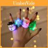 Unique Christmas Glow In The Dark Cartoon Rubber Rings For Children And Adults