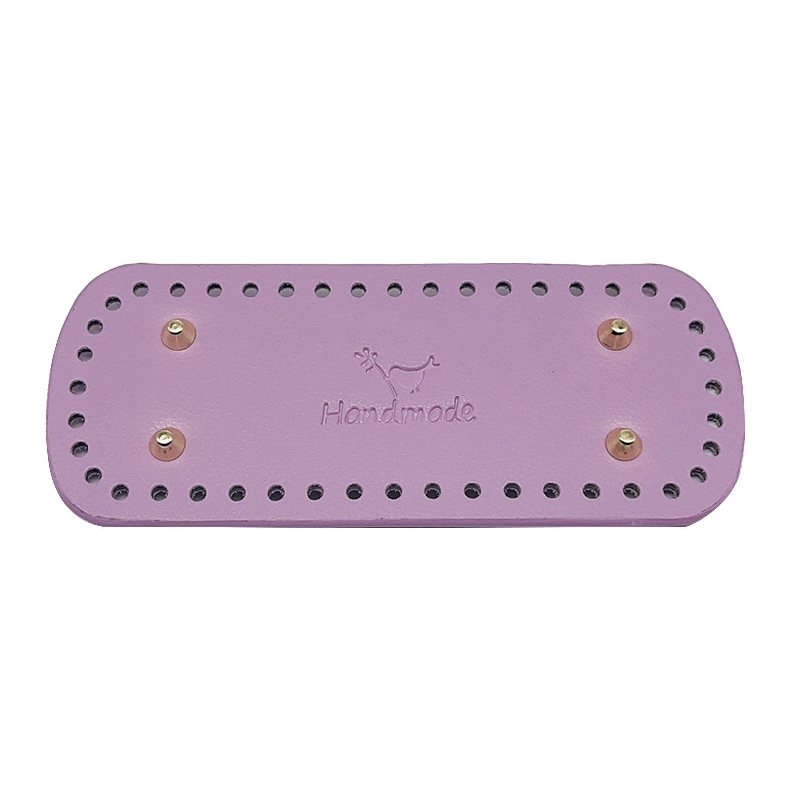 

Дно сумки ручної роботи з 44 отворами. Шкіряна овальна кругла основа для сумки. В’язані своїми руками сумки. Аксесуари для в’язаних сумок. Сумки-відра. C13