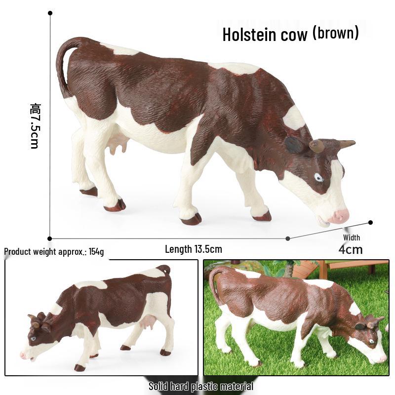 Wildlife Simulation Model: Tiger, Lion, Panda, Elephant, Rhinoceros, Kangaroo, Leopard, Horse, Sheep Toy Set
