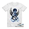 1 Fragment X Travis Military Blue White Black Low OG SP Sail Muslin T Shirt Match ANGEL