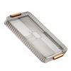 Large Capacity Water Drainage Tea Tray Plastic Material Tea Cup Drain Tray  Home Living Room