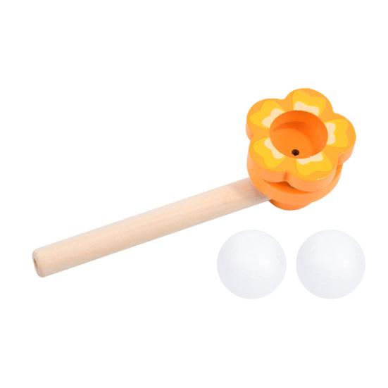 huaqianguhh Kids Floating Ball Blow Toy, Suspension Blowing Wooden Pipe for Lung Capacity Training, Educational Toy Boys Girls