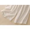 DIMANAF Summer Plus Size Women High Waist Basic Elastic Pants Loose Casual Trousers Cotton Wide Leg Pants