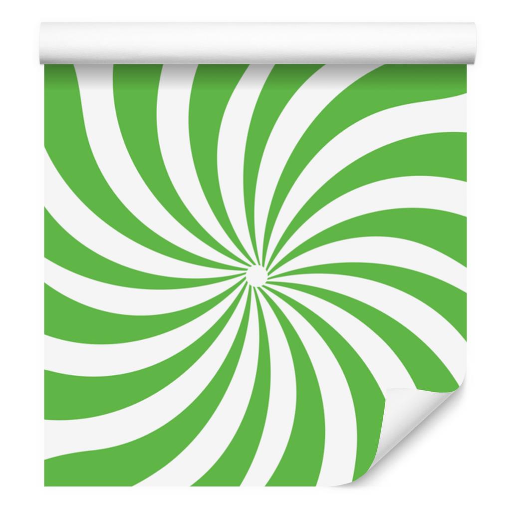 Hippie Wallpaper Background Green and White for Living Room and Bedroom 50x1000