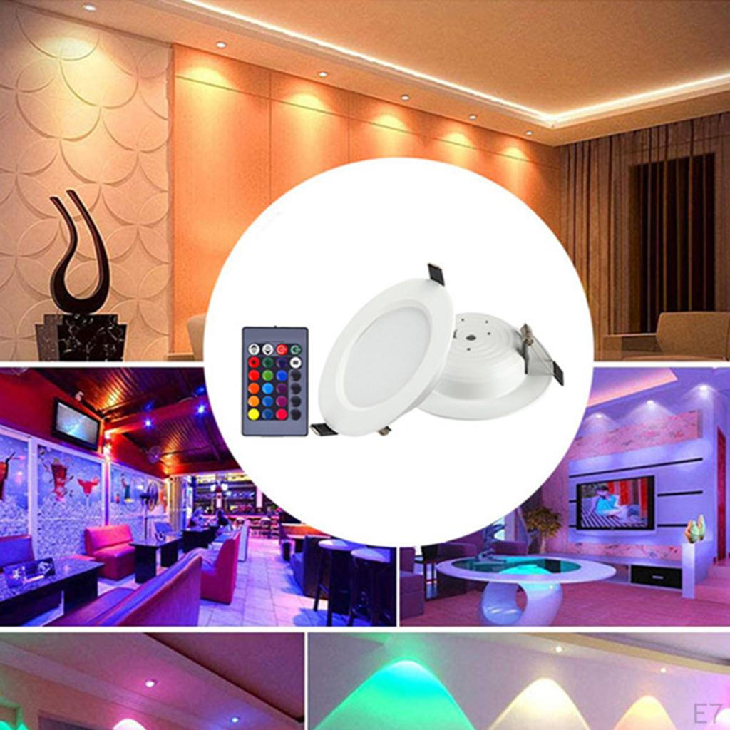 Led Downlights for Ceiling Dimmable RGBW, Recessed Lighting Living Room, Kitchen, KTV,