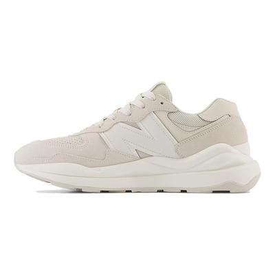 Nb 5740 Ρετρό Μόδα Δέρμα Πλέγμα Χαμηλό Top Casual Παπούτσια Τρεξίματος Unisex sneaker Μπεζ M5740FMB
