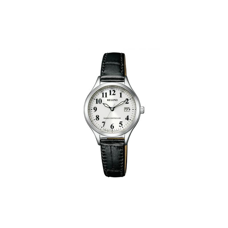 

CITIZEN 50 meters waterproof solar Quartz leather strap 28mm women s watch silver dial KS121020 срібний