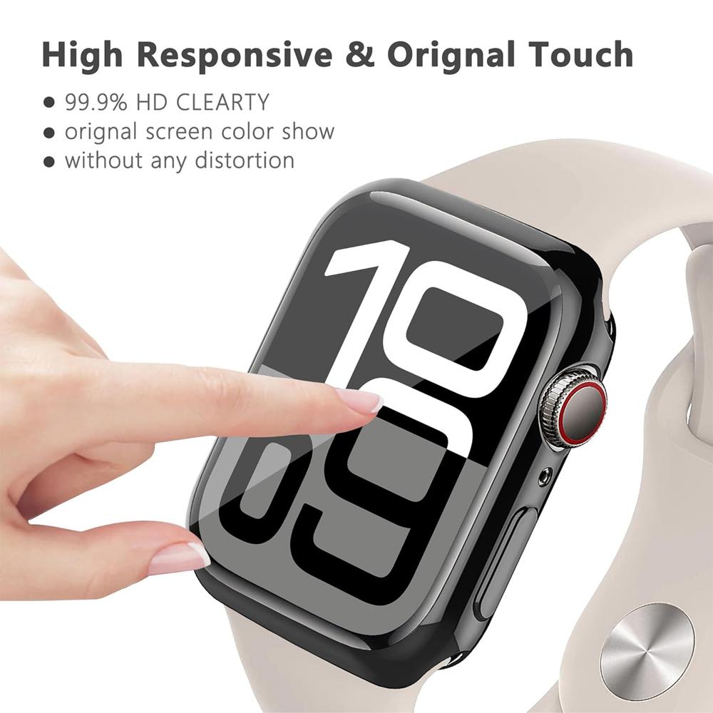 Screen Protector For Apple Watch Case 11 10 46mm 42mm Accessories TPU bumper Anti-fall Cover film iWatch Series 10 11 Protective