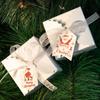 Kraftpapier-Verpackungszubehör, Weihnachtsmann, Geschenkverpackung, Hängeetiketten, Weihnachtsetiketten, Weihnachtsanhänger